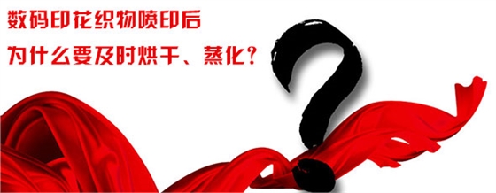 數碼(mǎ)印花織物(wu)噴印後爲(wei)什麽要及(jí)時烘幹、蒸(zhēng)化？